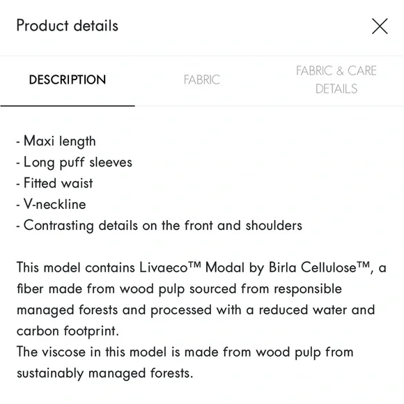 ba&sh Black and White Long Sleeve Dress - Picture 3 of 4